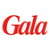 Red 'Gala' logo on a white background
