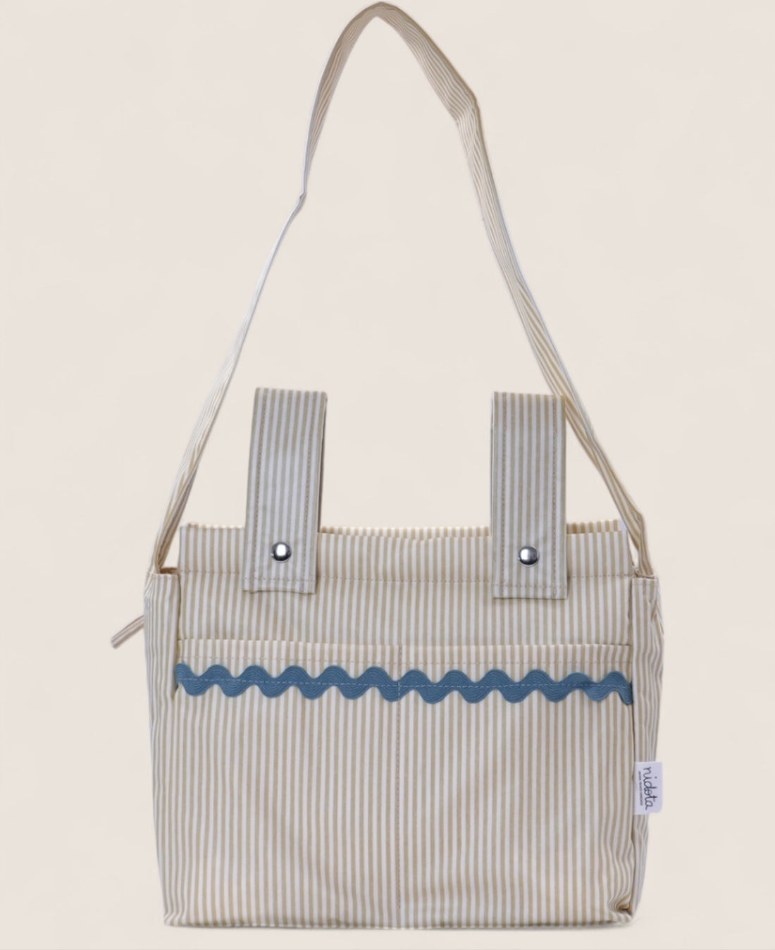 Nidota Waterproof Stroller Bag - Classique Bleu Gris front