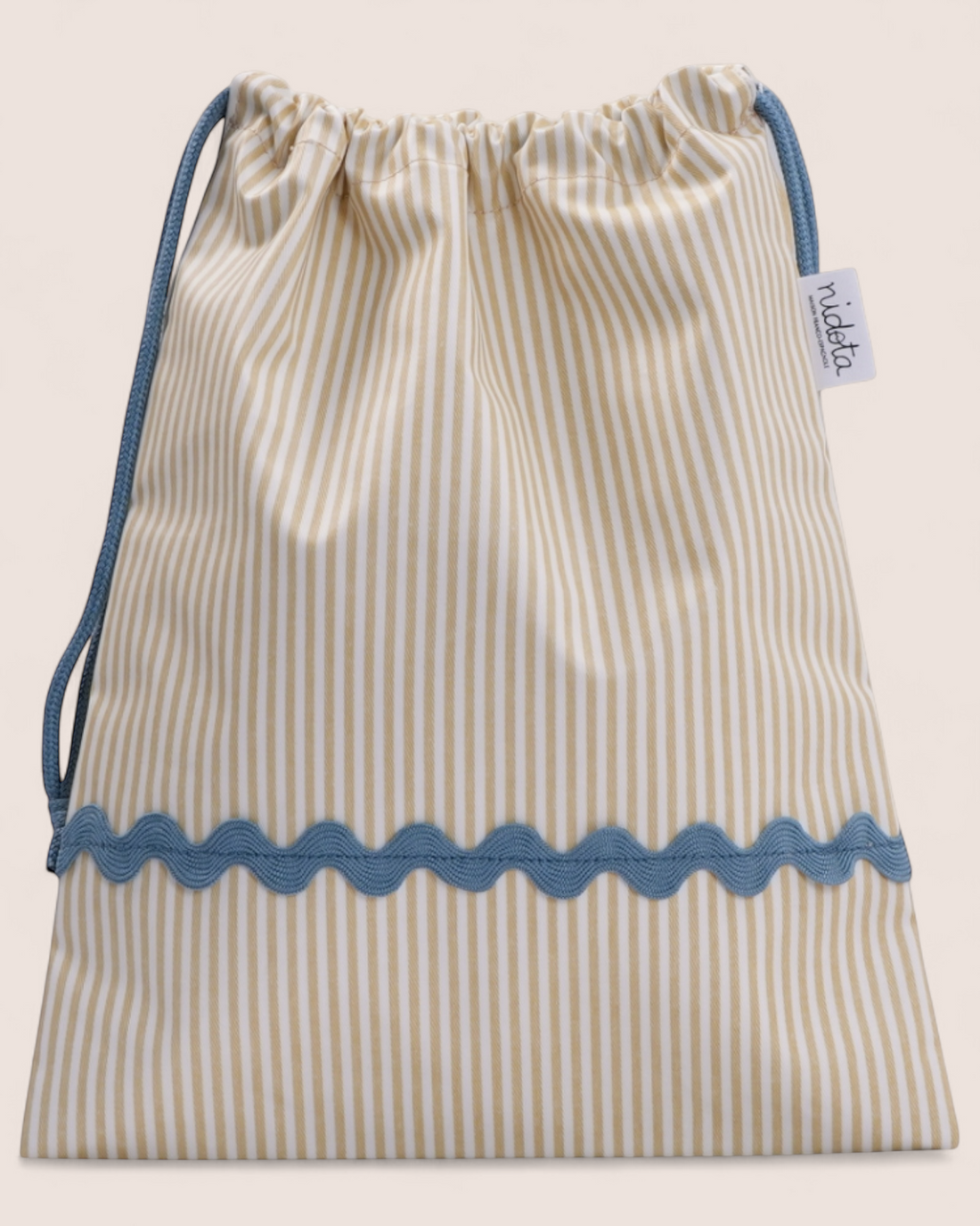 Classique Bleu Gris Waterproof Pouch