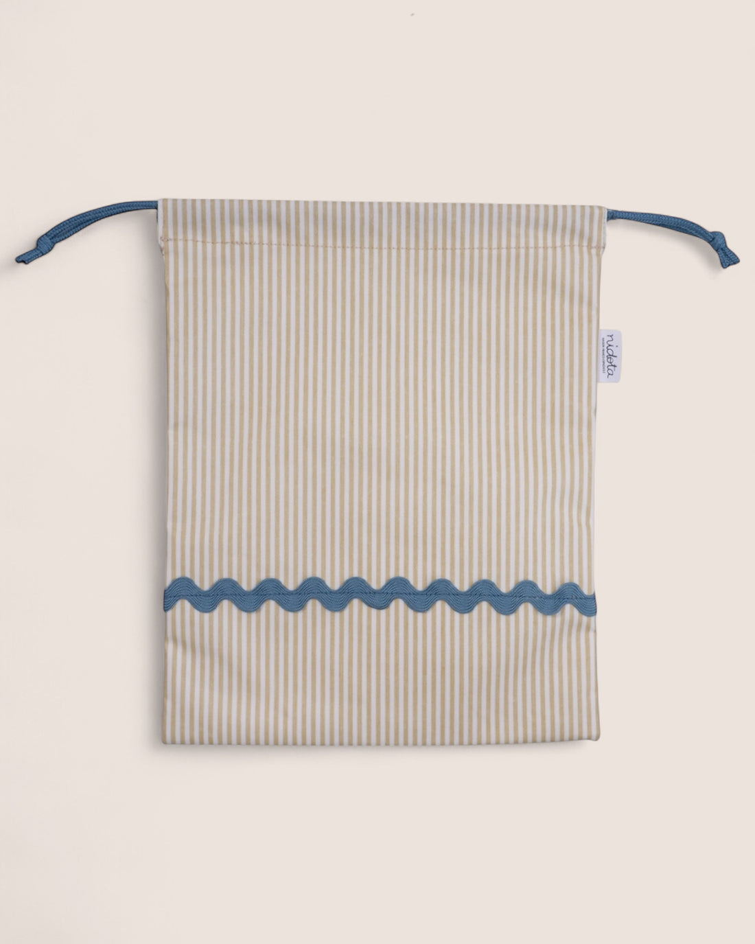 Classique Bleu Gris Waterproof Pouch